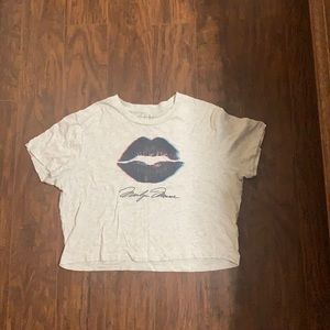 grey aeropostale crop top